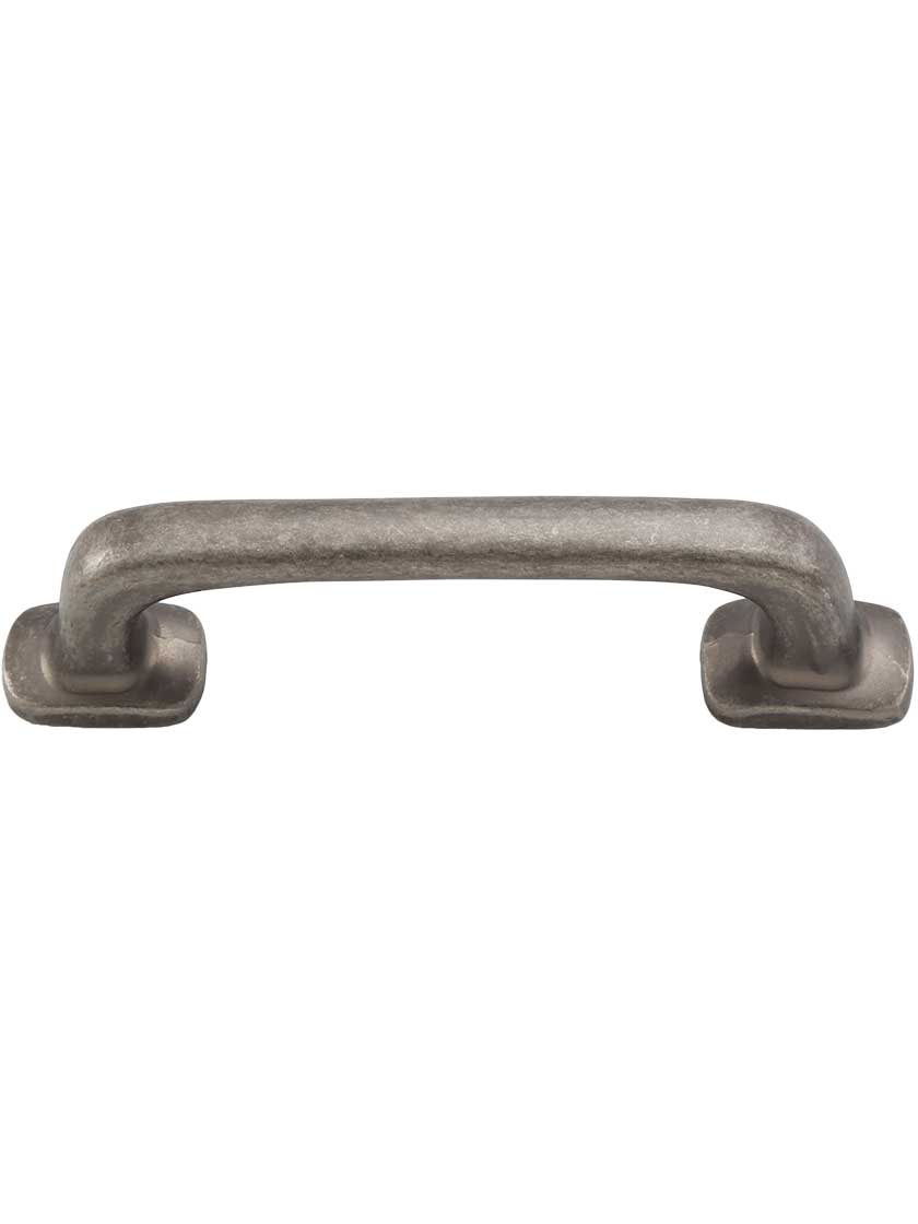 Distressed Pull - 3 inch Center-to-Center in Antique Pewter.